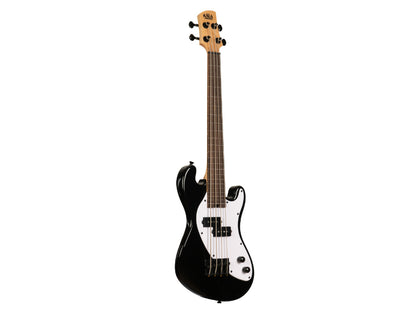 Kala UBASS-SB-BK-FL Electric Black Fretless U•BASS® Ukulele