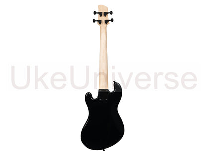 Kala UBASS-SB-BK-FS Electric Solid Body Black Fretted U•BASS® Ukulele