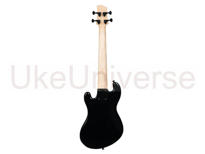 Kala UBASS-SB-BK-FS-L Electric Black Fretted U•BASS® Left-Handed Ukulele