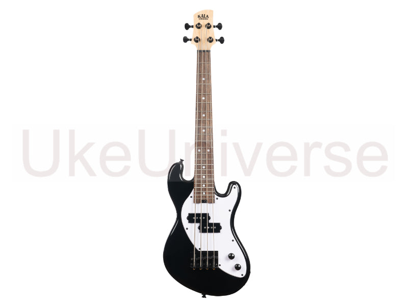 Kala UBASS-SB-BK-FS Electric Solid Body Black Fretted U•BASS® Ukulele