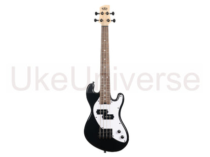 Kala UBASS-SB-BK-FS Electric Solid Body Black Fretted U•BASS® Ukulele