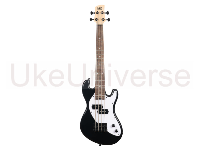 Kala UBASS-SB-BK-FS-L Electric Black Fretted U•BASS® Left-Handed Ukulele