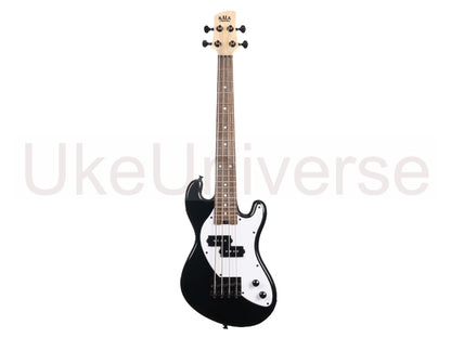 Kala UBASS-SB-BK-FS-L Electric Black Fretted U•BASS® Left-Handed Ukulele