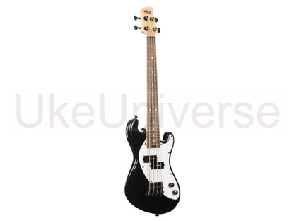 Kala UBASS-SB-BK-FS Electric Solid Body Black Fretted U•BASS® Ukulele