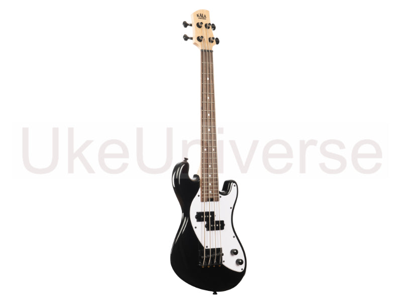 Kala UBASS-SB-BK-FS-L Electric Black Fretted U•BASS® Left-Handed Ukulele