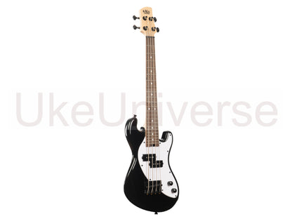 Kala UBASS-SB-BK-FS-L Electric Black Fretted U•BASS® Left-Handed Ukulele