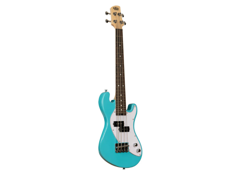 Kala UBASS-SB-BL-FS Electric Surf Blue Fretted U-BASS Ukulele