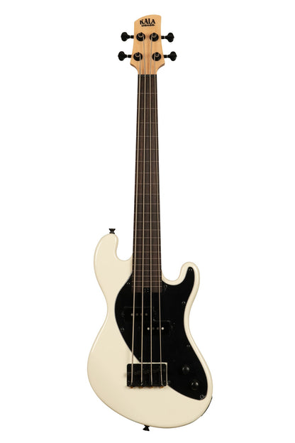 Kala UBASS-SB-CR-FL Solid Body 4-String Sweet Cream Fretless U•BASS® Bass Ukulele