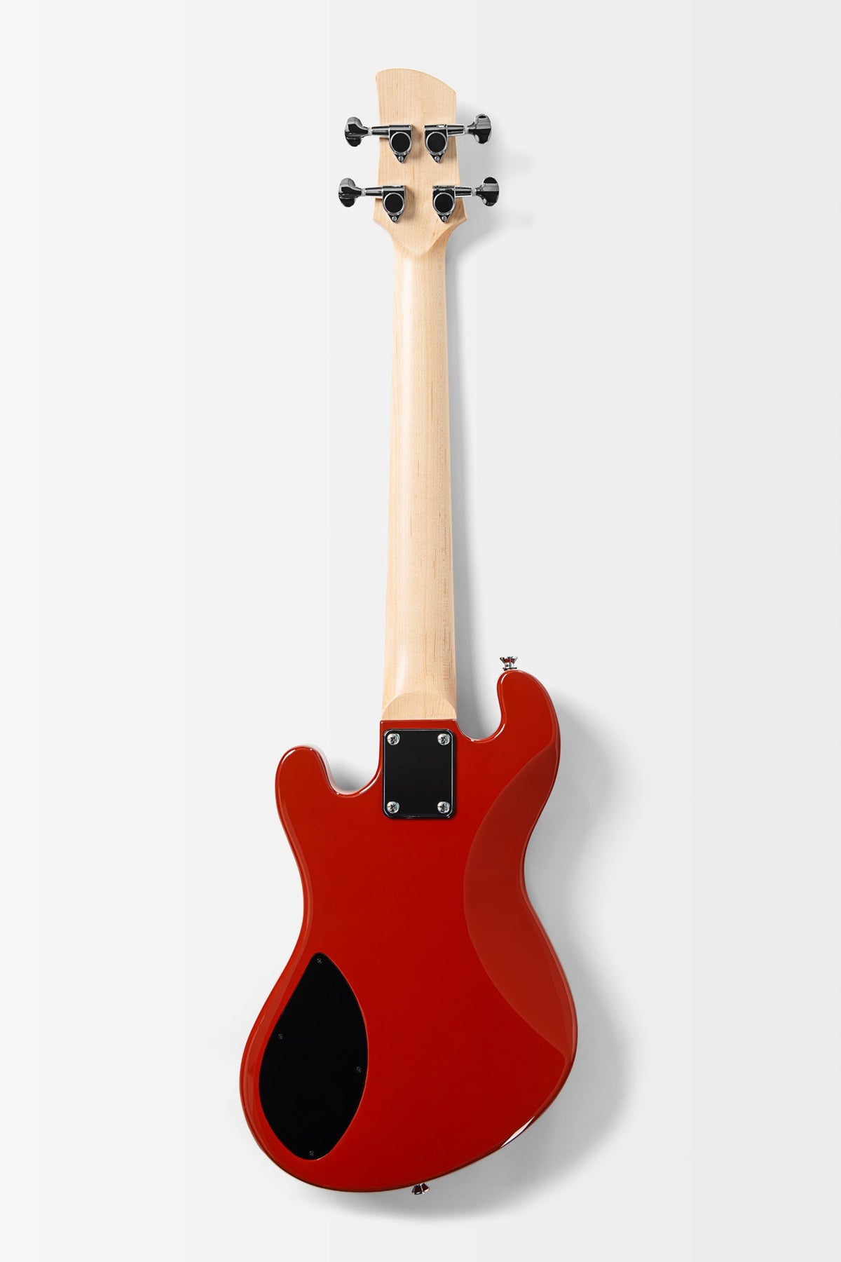Kala UBASS-SB-P-ORB-FS Solid Body 4-String Paisley Orange Burst Fretted U•BASS® Bass Ukulele