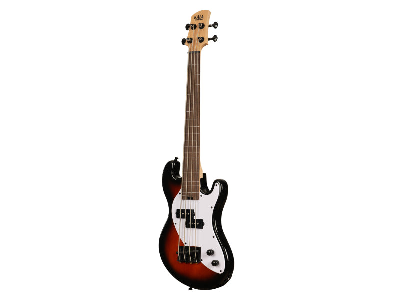 Kala UBASS-SB-TB-FL Electric Tobacco Burst Fretless U•BASS® Ukulele