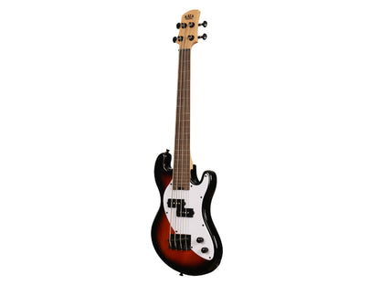 Kala UBASS-SB-TB-FL Electric Tobacco Burst Fretless U•BASS® Ukulele
