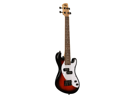 Kala UBASS-SB-TB-FS Electric Tobacco Burst Fretted U•BASS® Ukulele