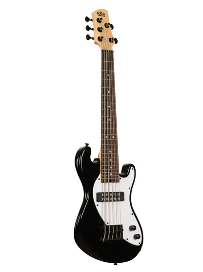 Kala UBASS-SB5-BK-FS Electric  5-String Black Fretted U•BASS® Ukulele