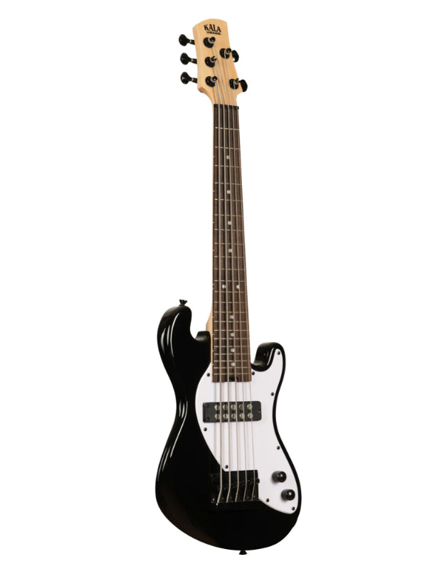Kala UBASS-SB5-BK-FS Electric  5-String Black Fretted U•BASS® Ukulele