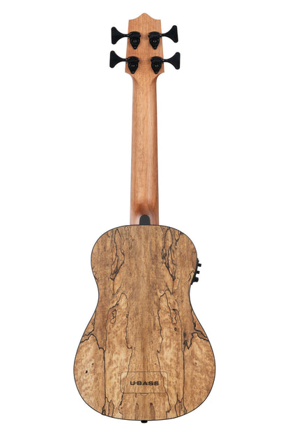 Kala UBASS-SP-MNG-FS Spalted Mango Acoustic-Electric Fretted U•BASS® Bass Ukulele