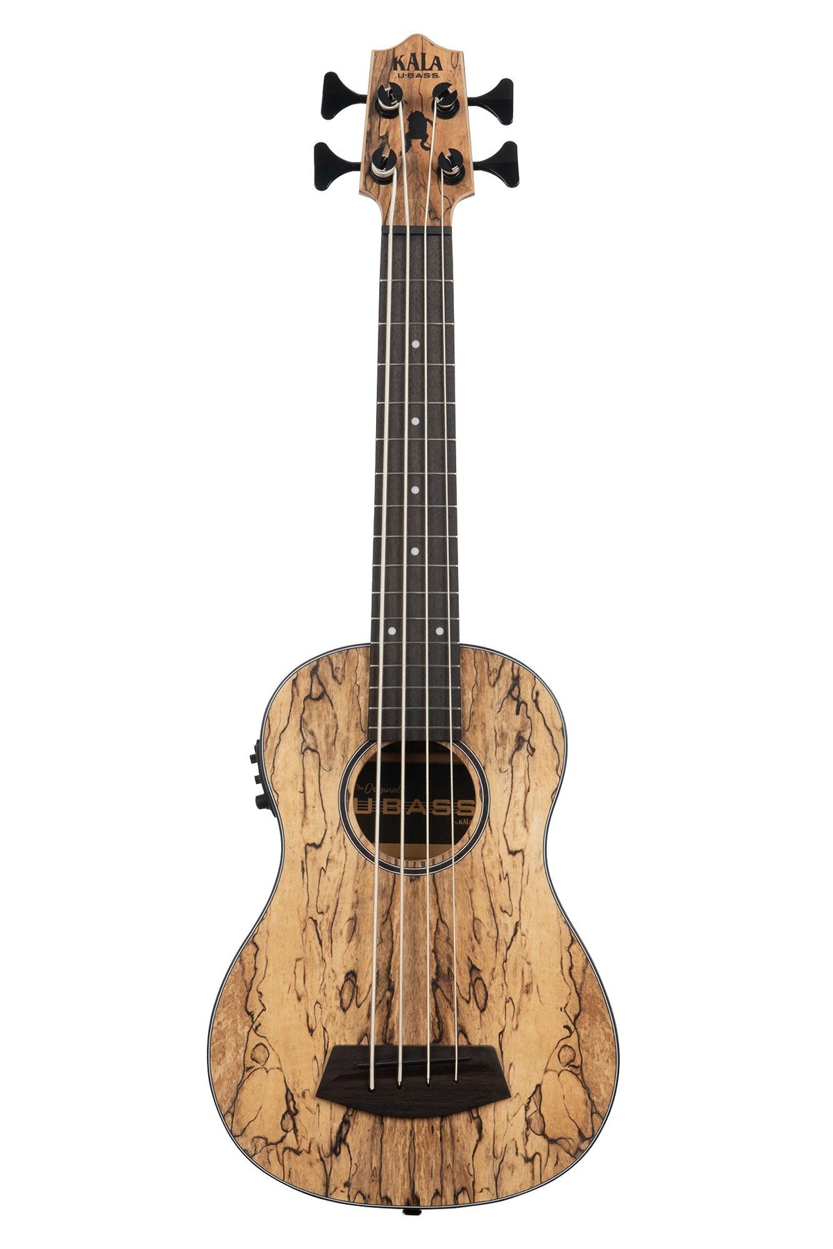 Kala UBASS-SP-MNG-FS Spalted Mango Acoustic-Electric Fretted U•BASS® Bass Ukulele