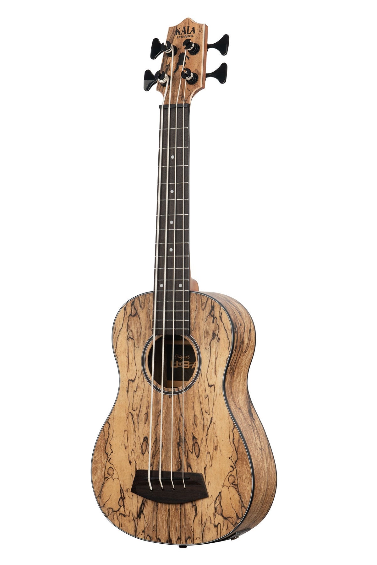 Kala UBASS-SP-MNG-FS Spalted Mango Acoustic-Electric Fretted U•BASS® Bass Ukulele