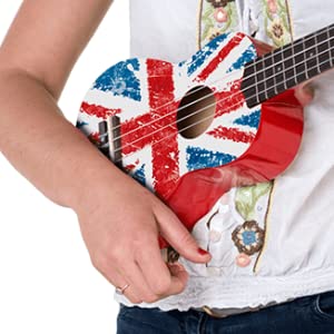 Octopus Flag Series Soprano Ukulele Union Jack White