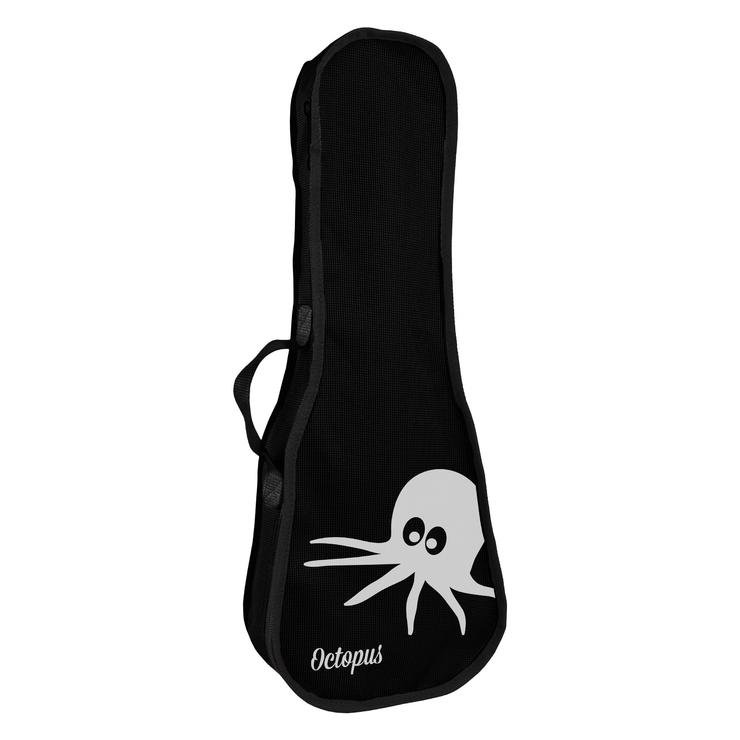 Octopus natural series soprano ukulele Matt black