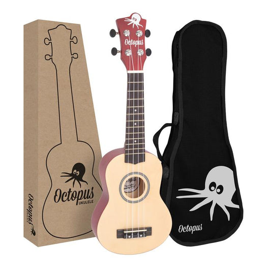 Octopus Natural Series Soprano Ukulele Matt