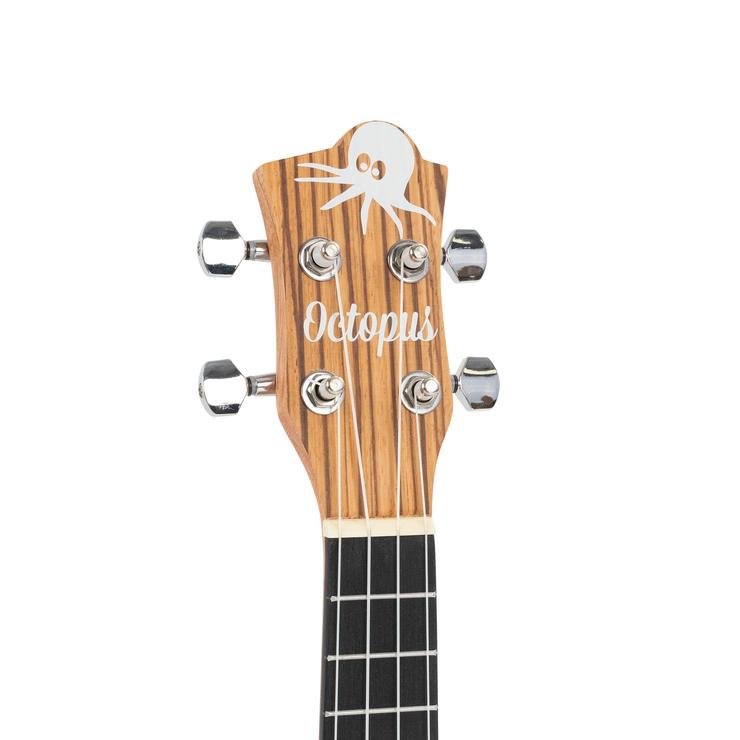 Octopus zebrawood soprano ukulele