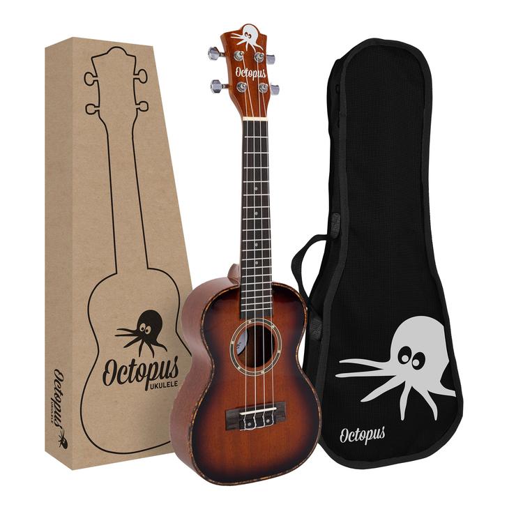 Octopus Mahogany concert ukulele in gloss finish