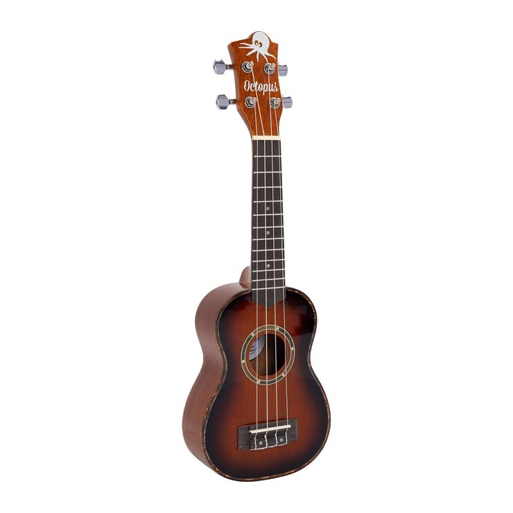 Octopus Mahogany soprano ukulele in gloss finish