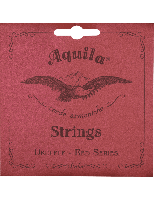 UKULELE - RED SERIES BARITONE 4 strings, DGBE low D - Complete set code 89U