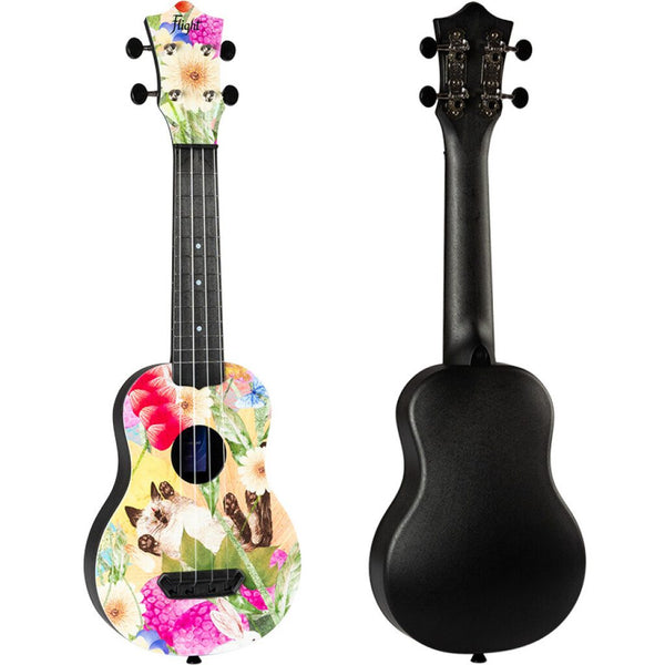Flight Ultra Travel Soprano Ukulele - Summer Cat