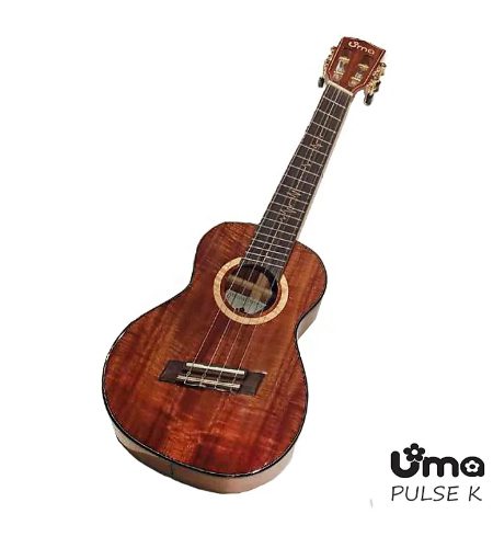 UMA Pulse KT all-solid Acacia Koa Fan Tenor Ukulele