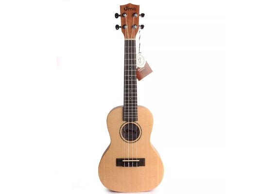 UMA UK-06SC Solid Spruce top Concert Ukulele