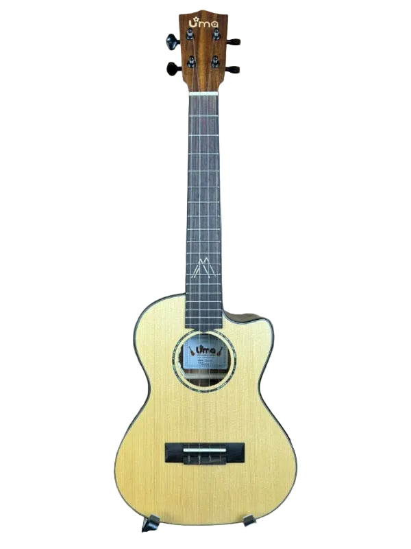 UMA UK-16ST-EQ Solid Spruce top Tenor Ukulele