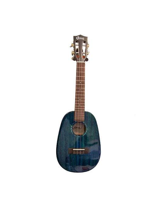 UMA UK-20SCP Pineapple Solid MH Concert Blue Ukulele