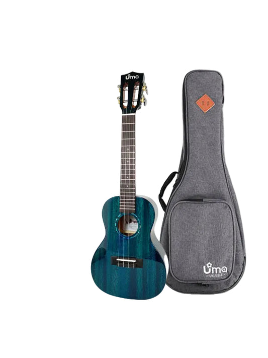 UMA UK-20SC Solid MH Concert BLUE Ukulele