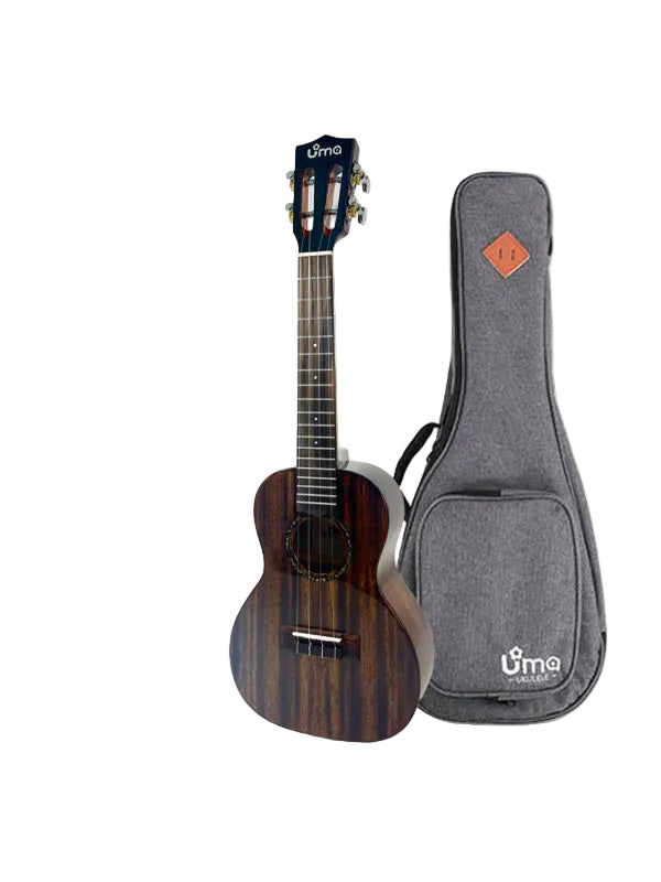 UMA UK-20SC Solid MH Concert Black Ukulele