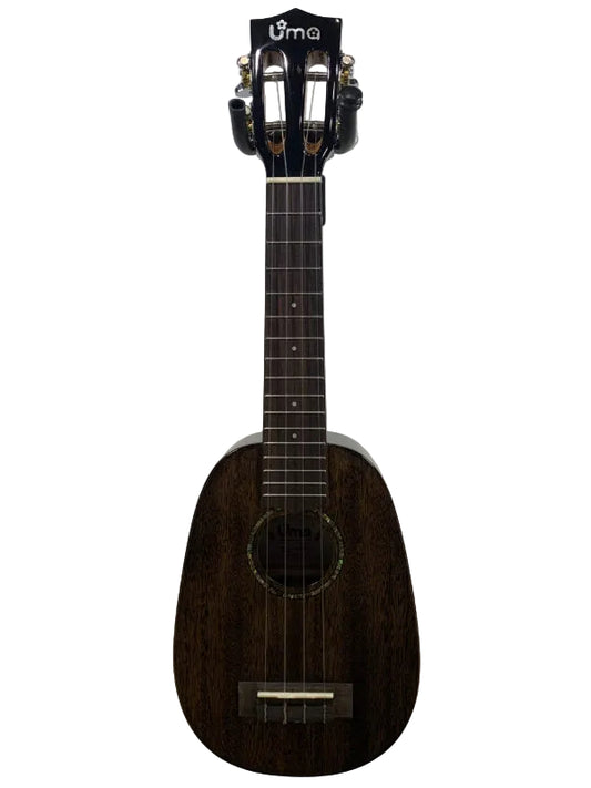 UMA UK-20SSP Pineapple Solid MH Soprano black Ukulele