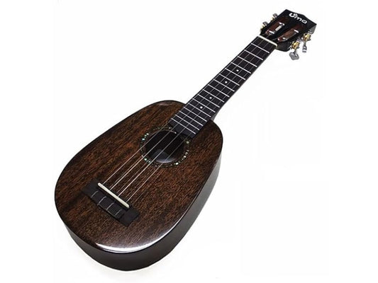 UMA UK-20SSP Pineapple Solid MH Soprano black Ukulele