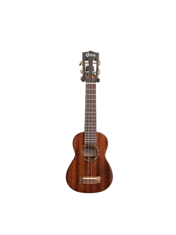 UMA UK-20SS Solid MH Soprano Black Ukulele