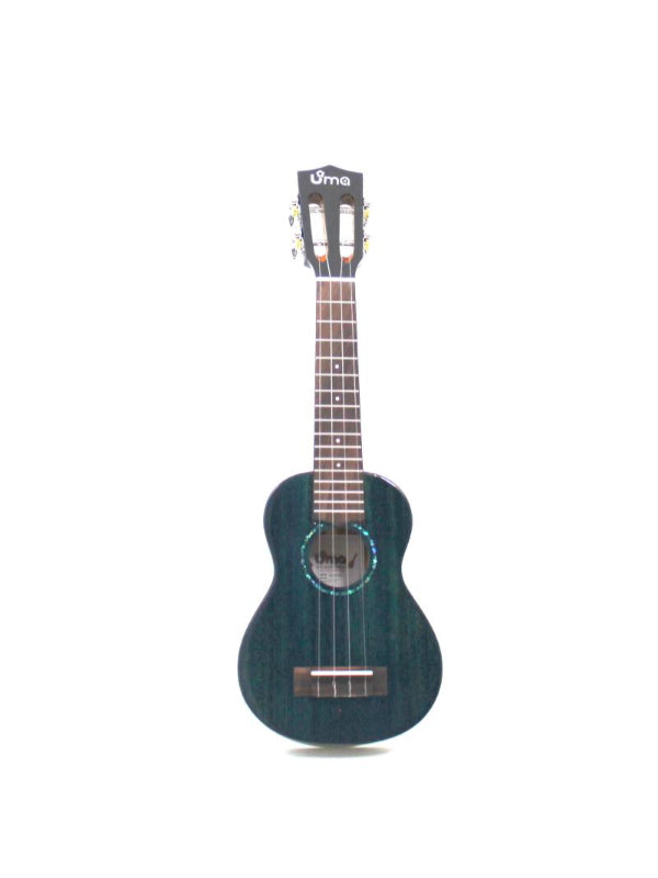 UMA UK-20SS Solid MH Soprano Blue Ukulele