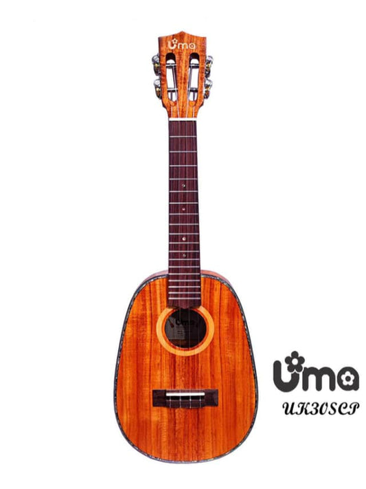 UMA UK-30SCP EVO Solid Acacia Pineapple Concert Ukulele