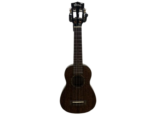 UMA UK-20SS Solid MH Soprano Black Ukulele