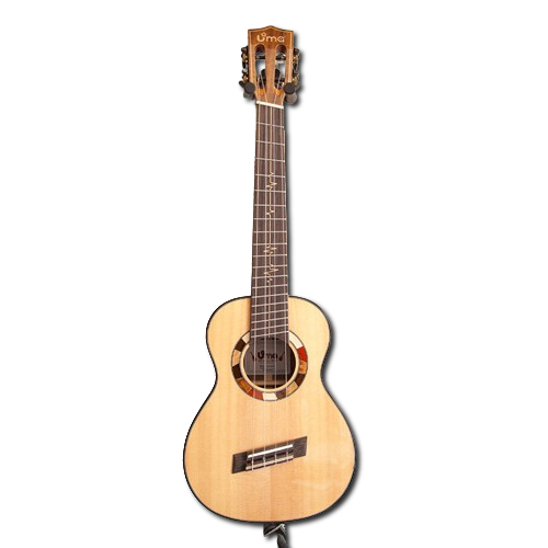 UMA Pulse ST all-solid Spruce/Walnut Fan Tenor Ukulele