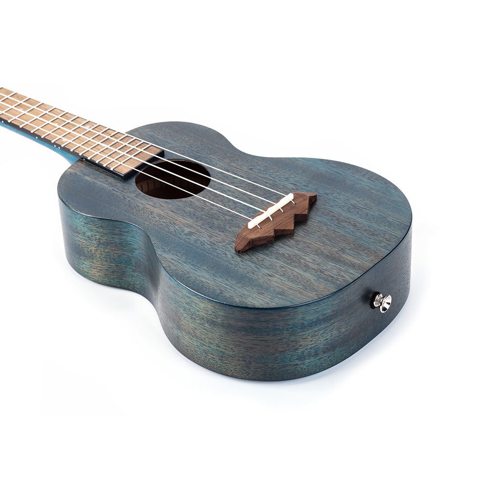 VTAB EL-55 Mahogany Concert Ukulele Series Blue