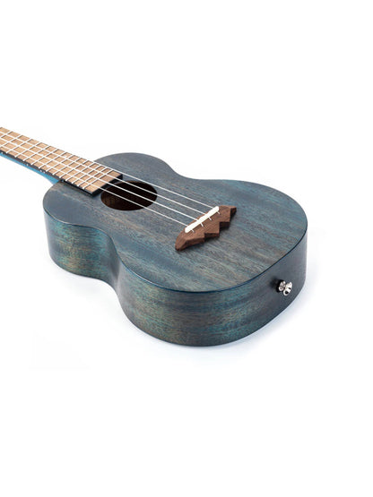 VTAB EL-55 Mahogany Concert Ukulele Series Blue
