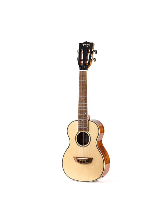 VTAB TSX-CQ15 Electro-Acoustic Solid Top Spruce Concert Ukulele
