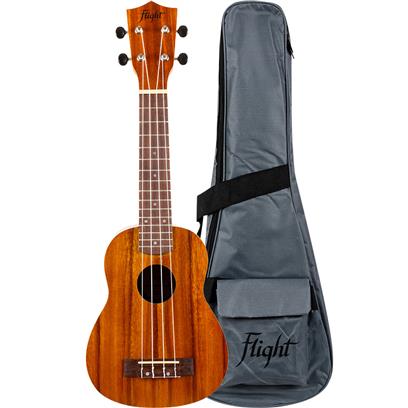 Flight NUS250 Soprano Ukulele Acacia