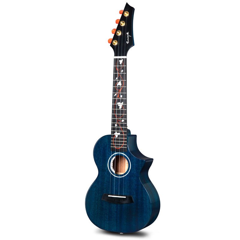 Enya EUT-M6 Blue All Solid Mahogany Tenor Ukulele