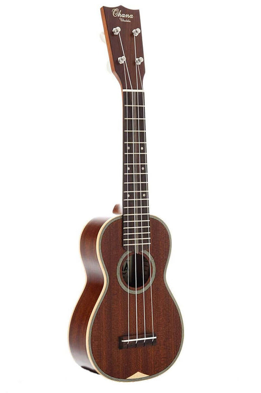 Ohana SK-39 All Solid 'Martin 3M' Style Soprano ukulele