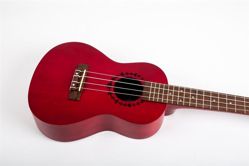 Bumblebee BUC23 Concert Ukulele Red