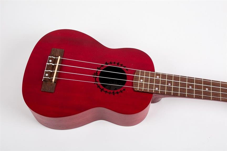 Bumblebee BUS23 Soprano Ukulele Red